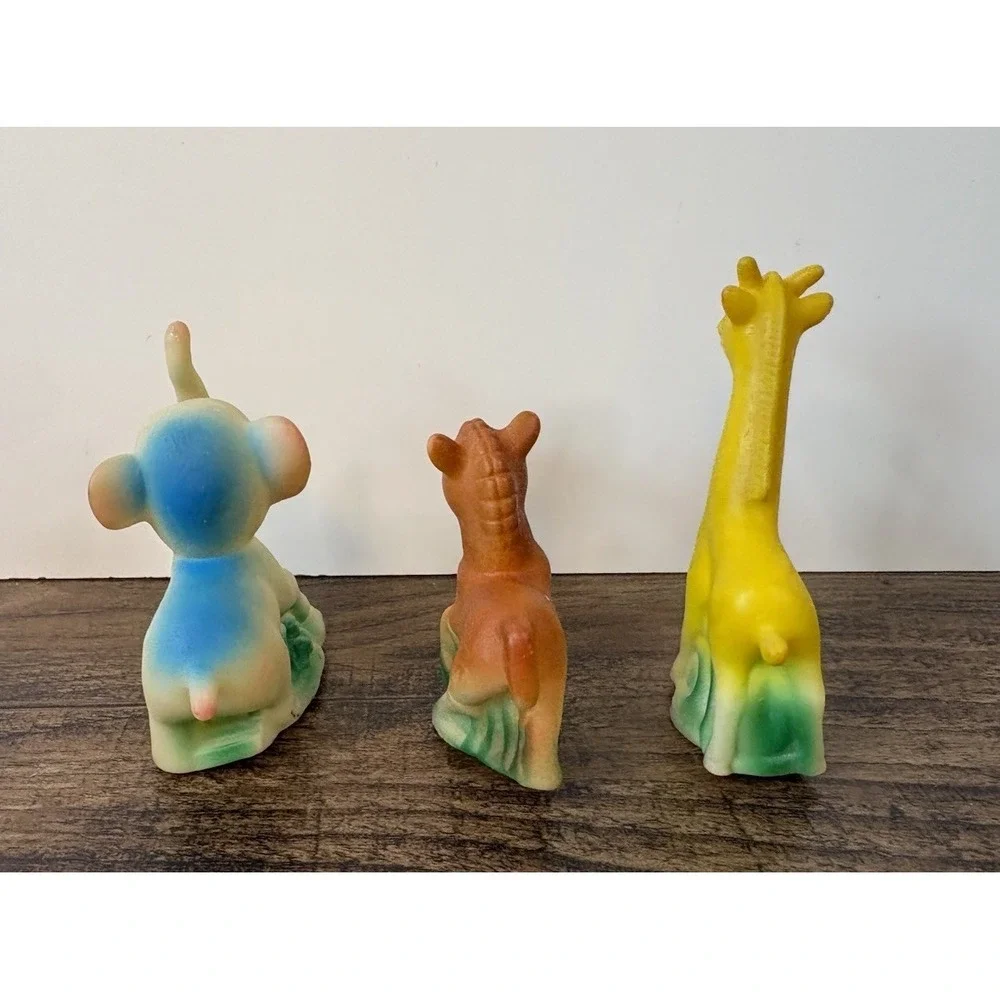 Vintage Giraffe Pony Elephant 4